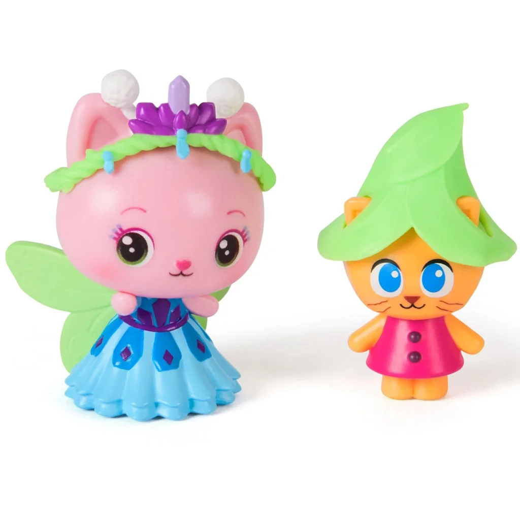 Gabi babaháza Mozi: Kristálykert 2 db-os figura csomag – Queen Kitty Fairy és Kitty Gnome – Spin Master kép 2