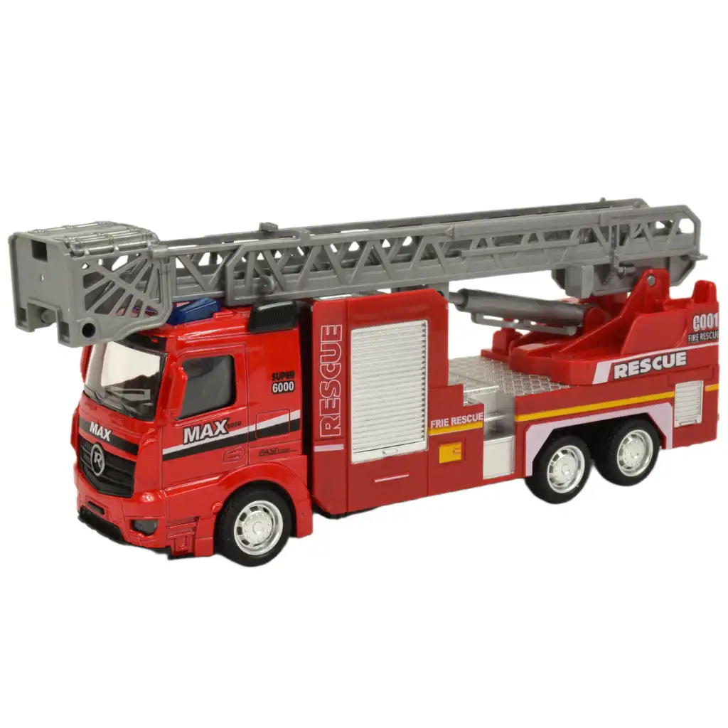 Fire Rescue: Lendkerekes tűzoltósági kamion fénnyel és hanggal többféle változatban 19cm 1db kép 2