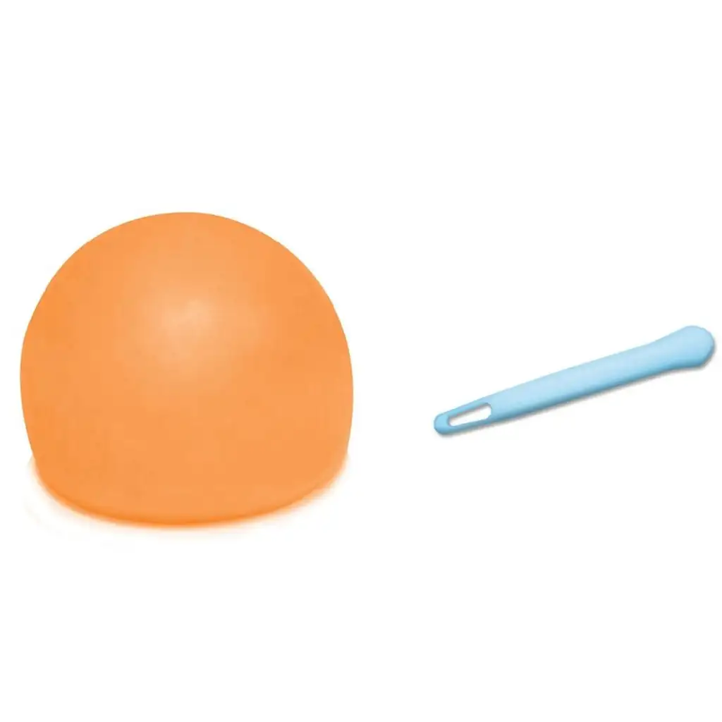 Tiny Glowzilla Wubble világító neon buboréklabda narancssárga színben 30cm kép 3