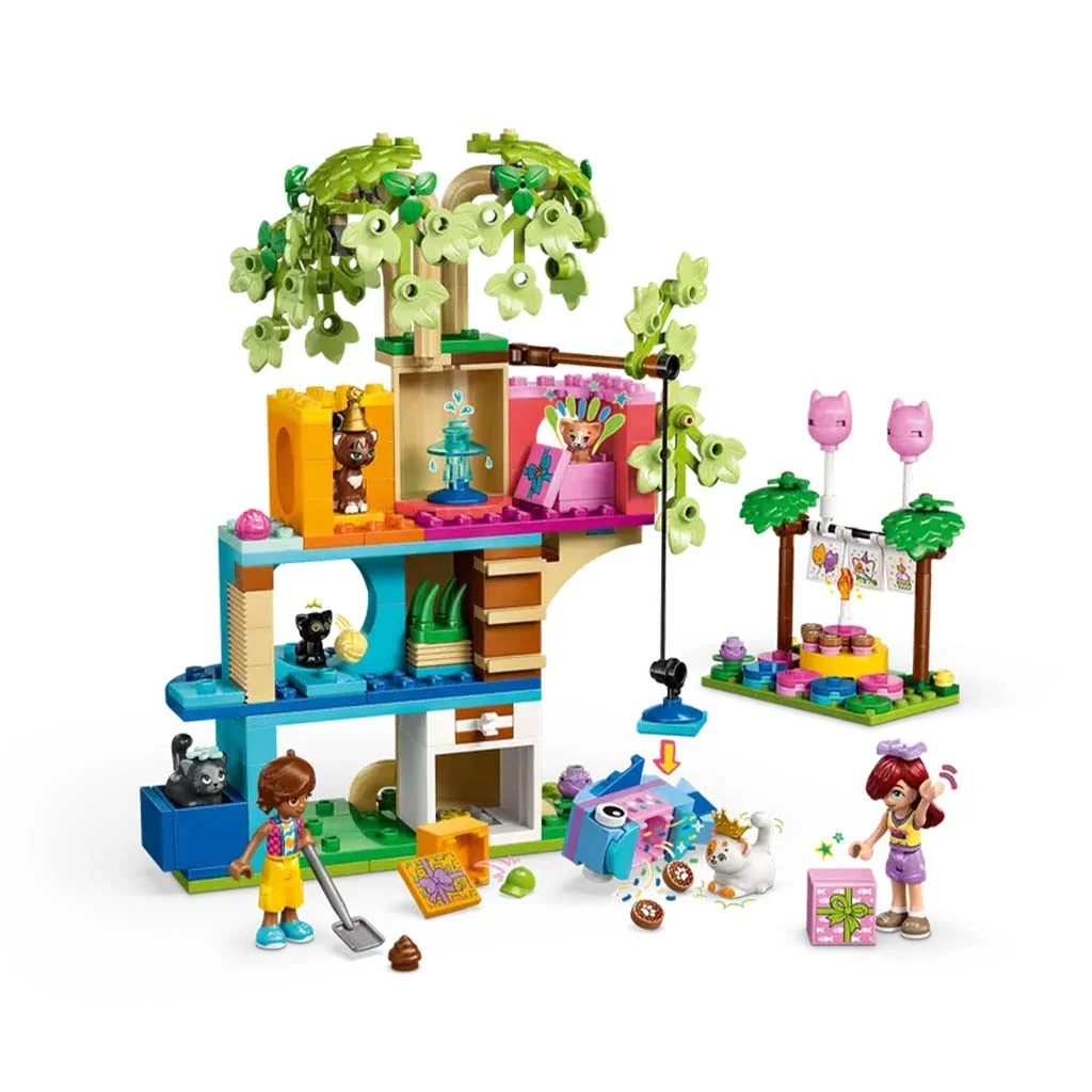 LEGO® Friends: Születésnapi cicazsúr és lombház cicáknak (42666) kép 4