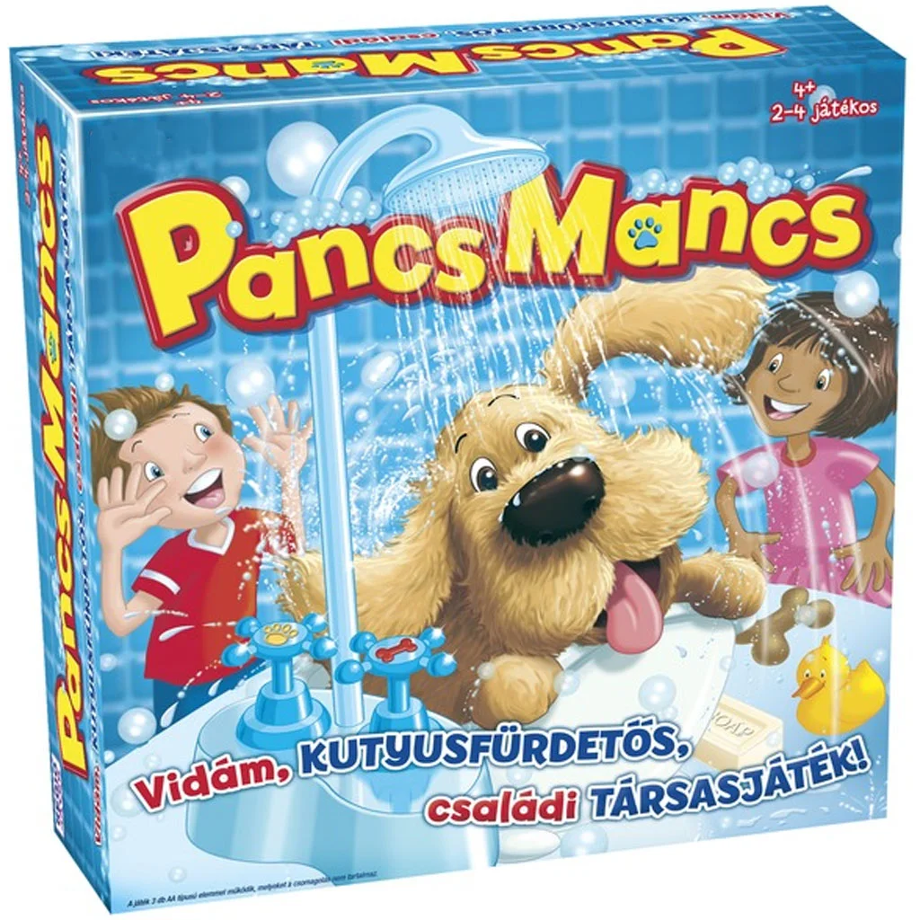 Pancs Mancs - vidám kutyusfürdetős családi társasjáték