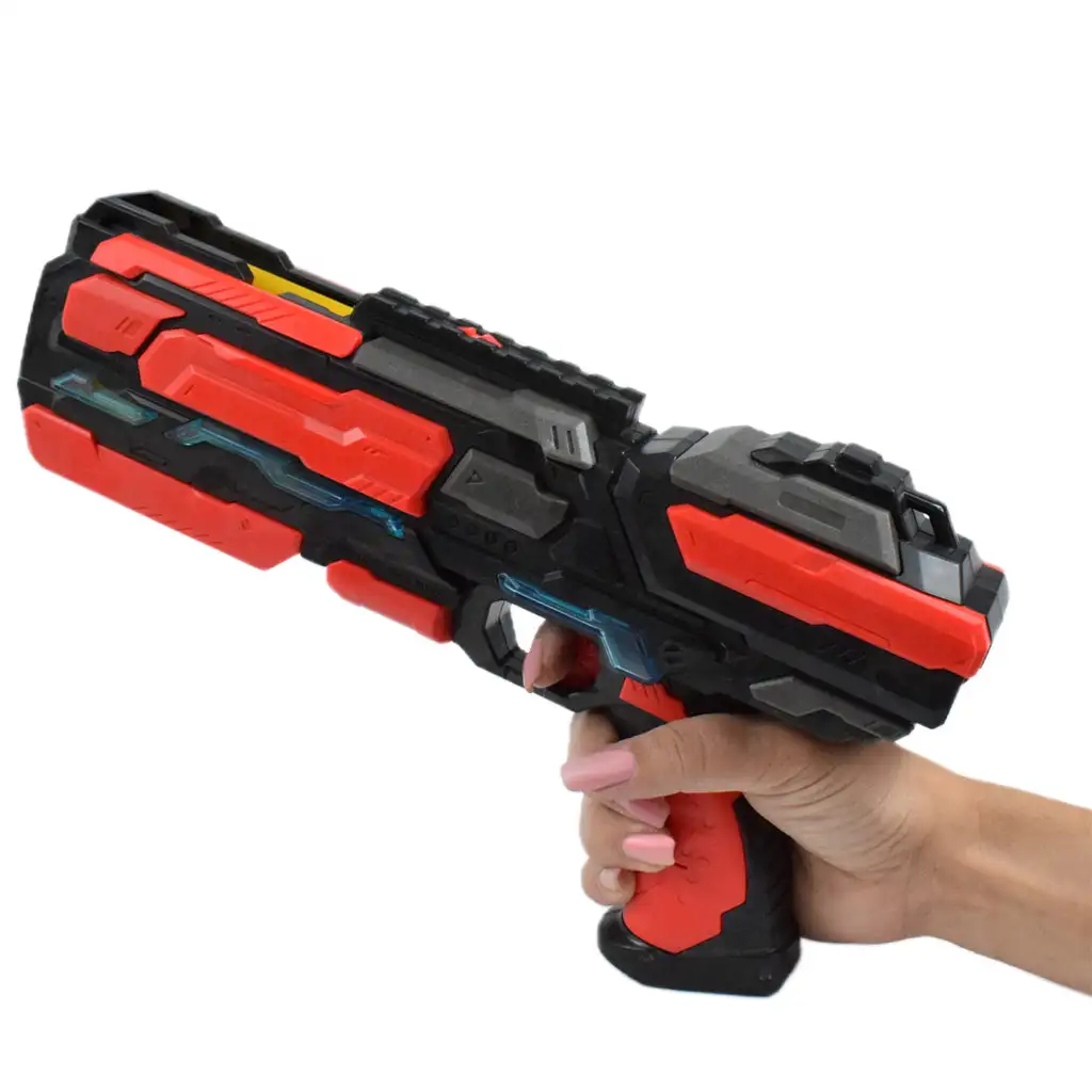 Aim and Shoot: EVA szivacslövő fegyver 18 méteres lövőtávval és fénnyel kép 3