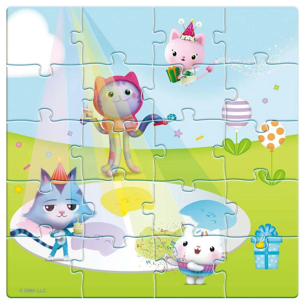 Luna: Gabi babaháza mintás 3x20db-os mágneses puzzle kép 2