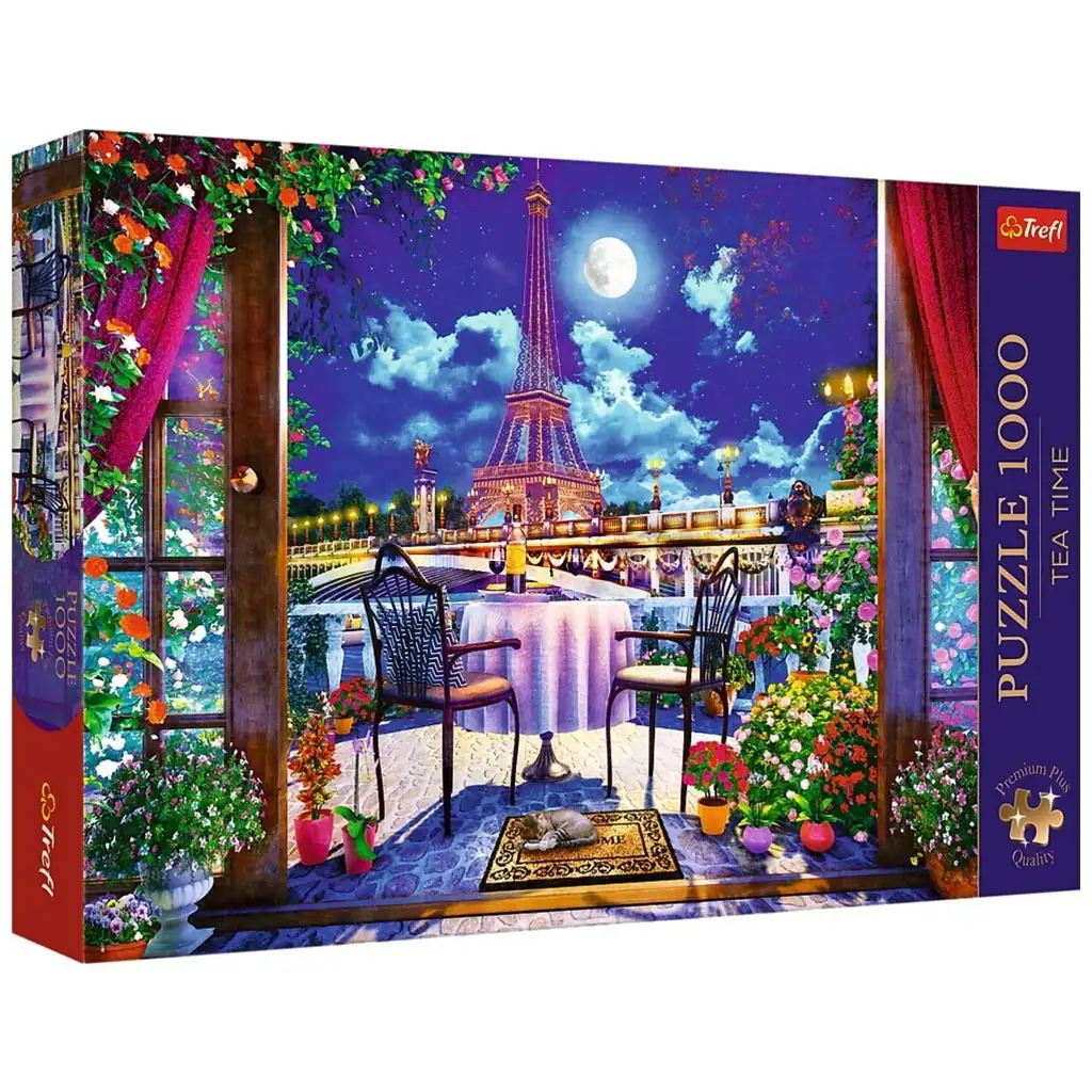 Párizsi holdfény prémium plusz 1000db-os puzzle - Trefl