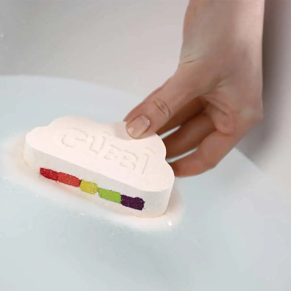 Glibbi Boom: felhő formájú fürdőbomba szivárvány színekkel - Simba toys kép 2