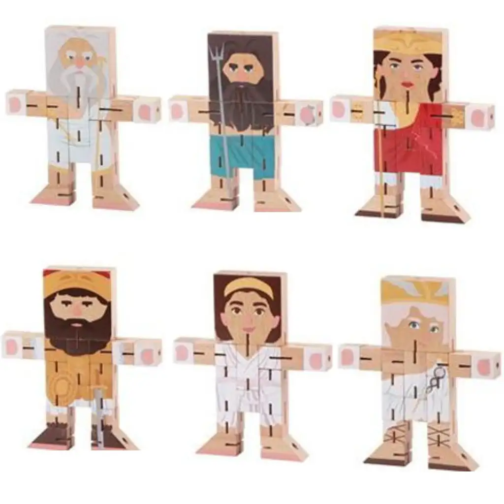 Görög mitológia fa logikai kirakó hatféle változatban