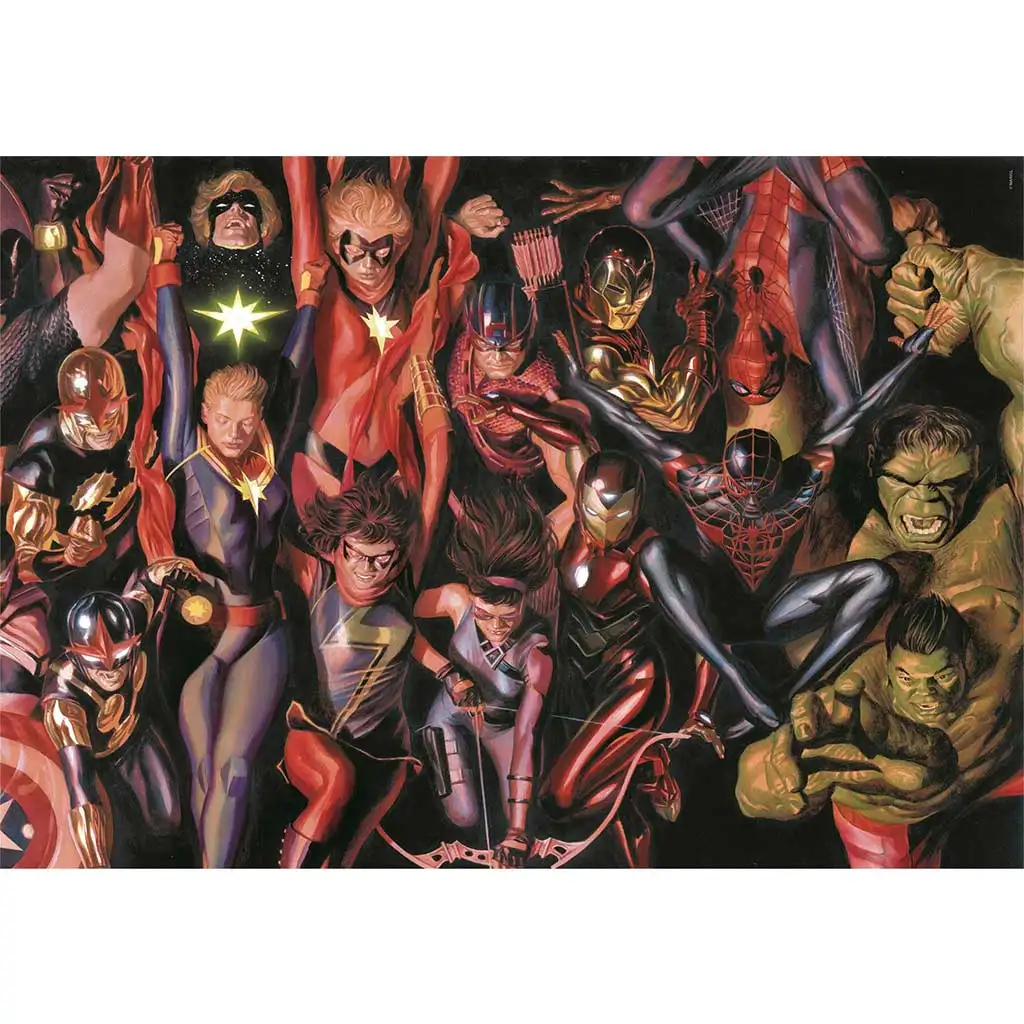 Marvel hősök 1000db-os Compact puzzle 70x50cm - Clementoni kép 2