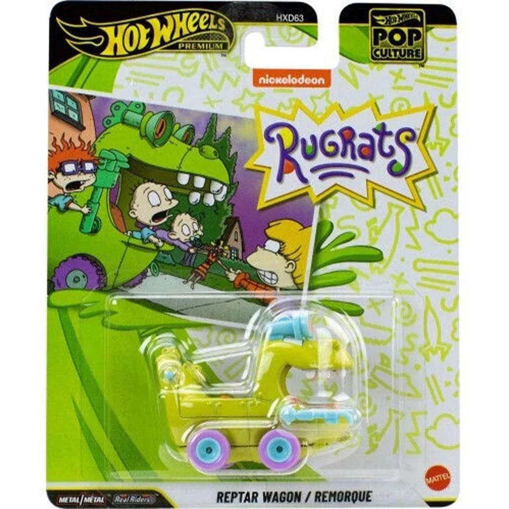 Hot Wheels: Pop kultúra széria – Reptar Wagon kisautó 1/64 - Mattel