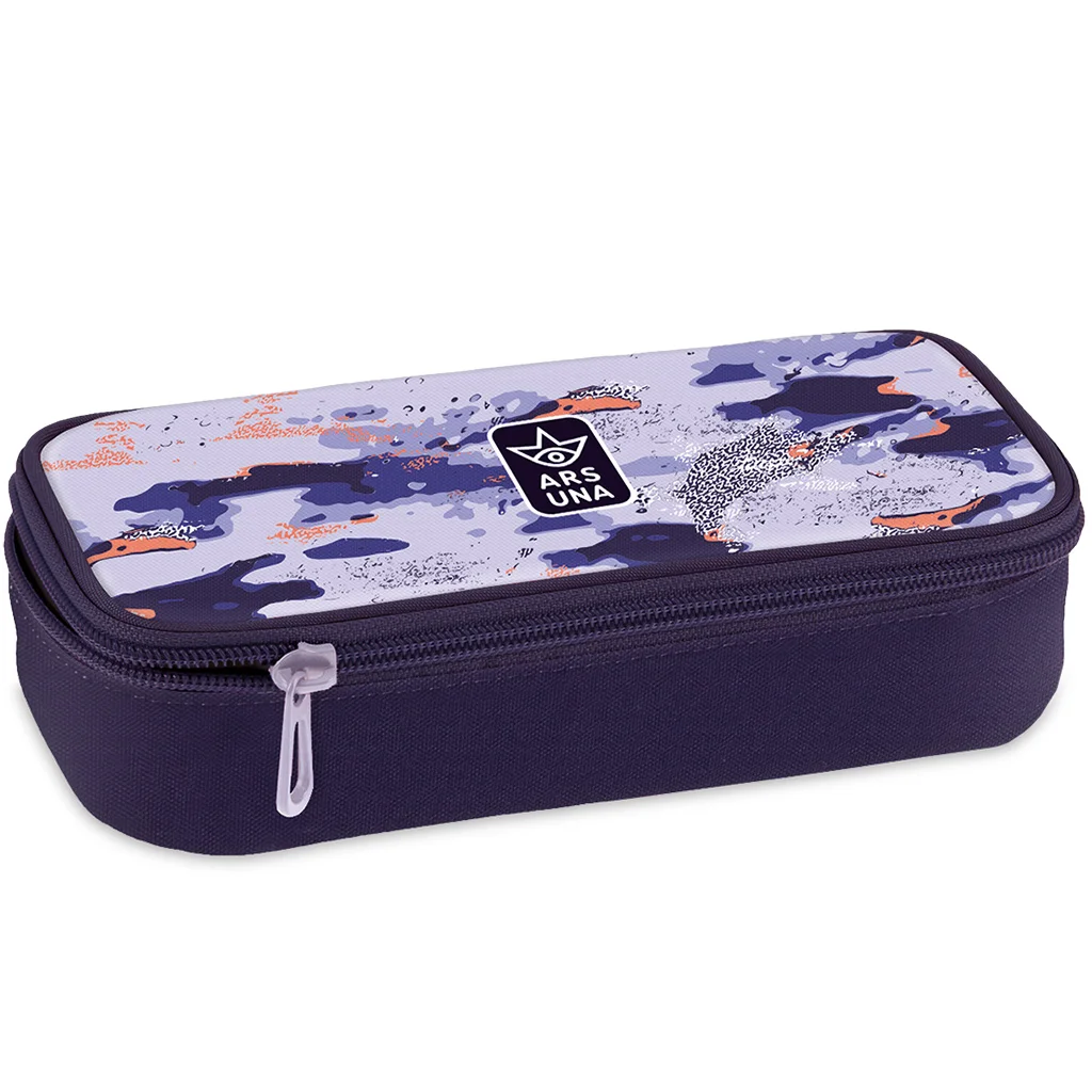 Ars Una: Camouflage lekerekített tinédzser tolltartó 21cm