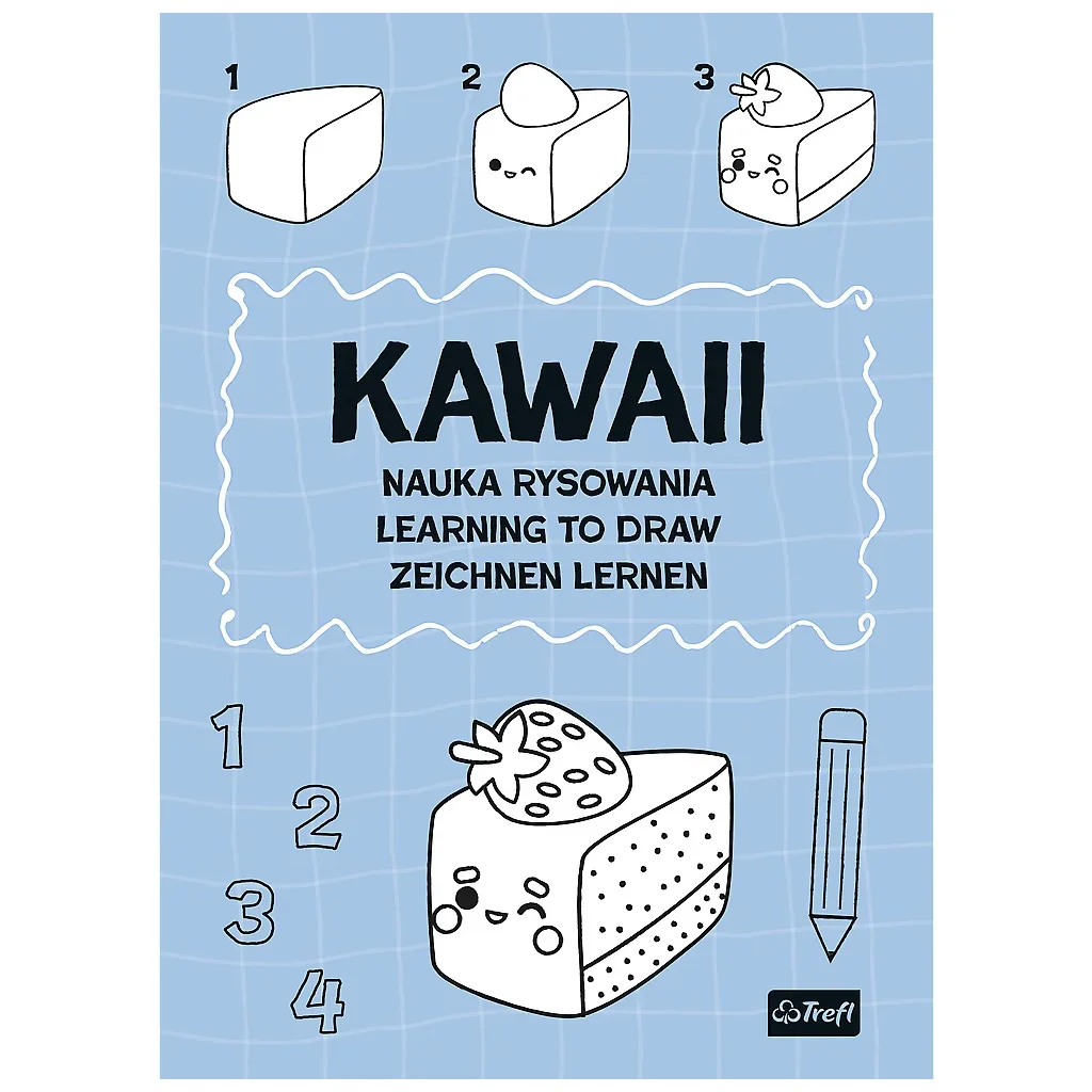 Kawaii rajziskola tanulj rajzolni lépésről lépésre foglalkoztató füzet - Trefl