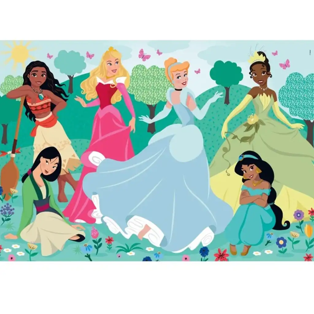 Disney Hercegnő barátnők 104db-os maxi supercolor puzzle - Clementoni kép 2