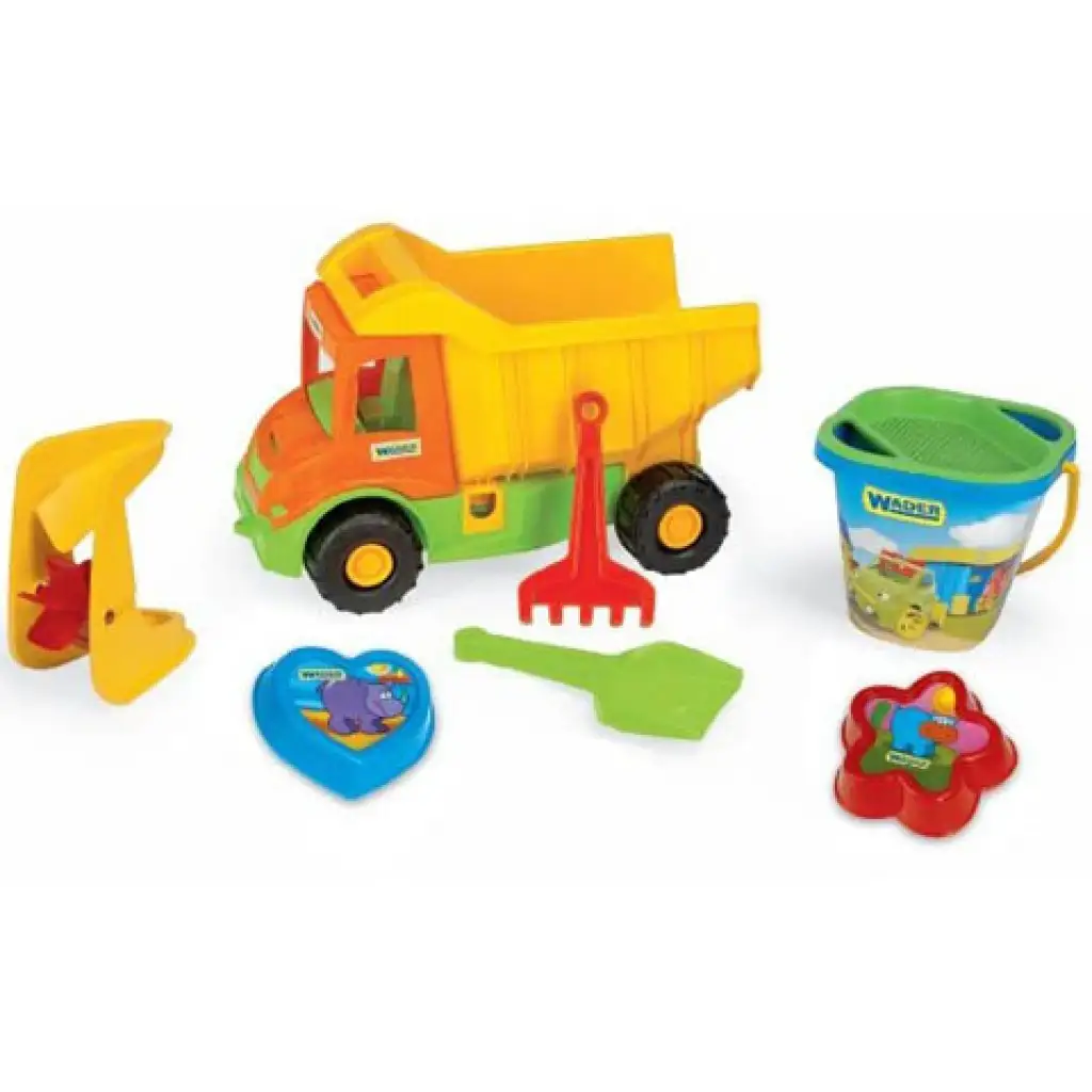 Multi Dömper nagy homokozó készlettel - Wader