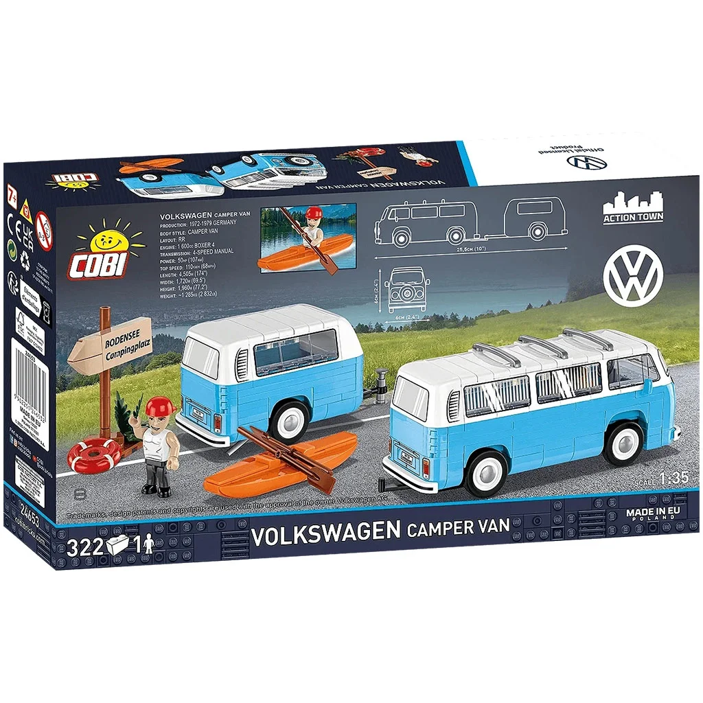 COBI: Volkswagen Camper építőjáték (24653) kép 3