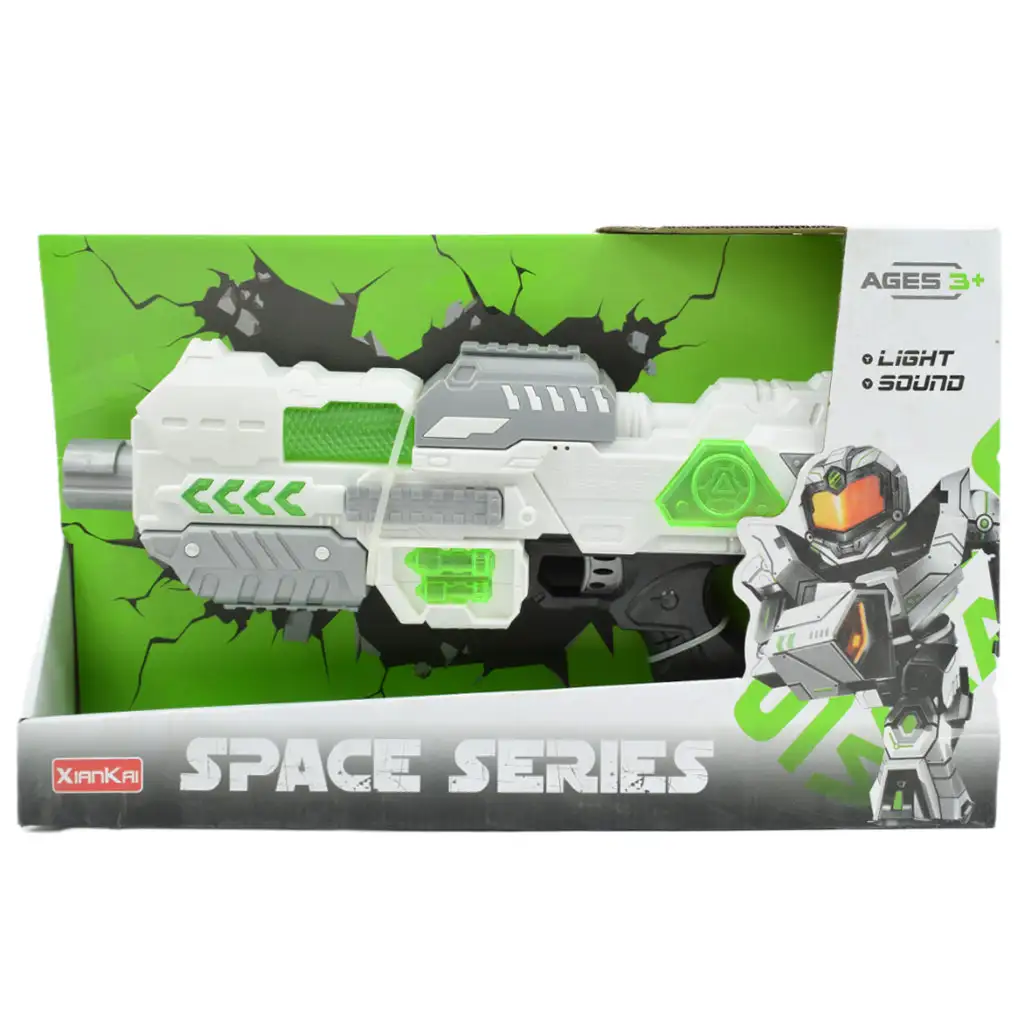 Space Series: Űrfegyver támasztékkal, fénnyel és hanggal 40cm kép 4