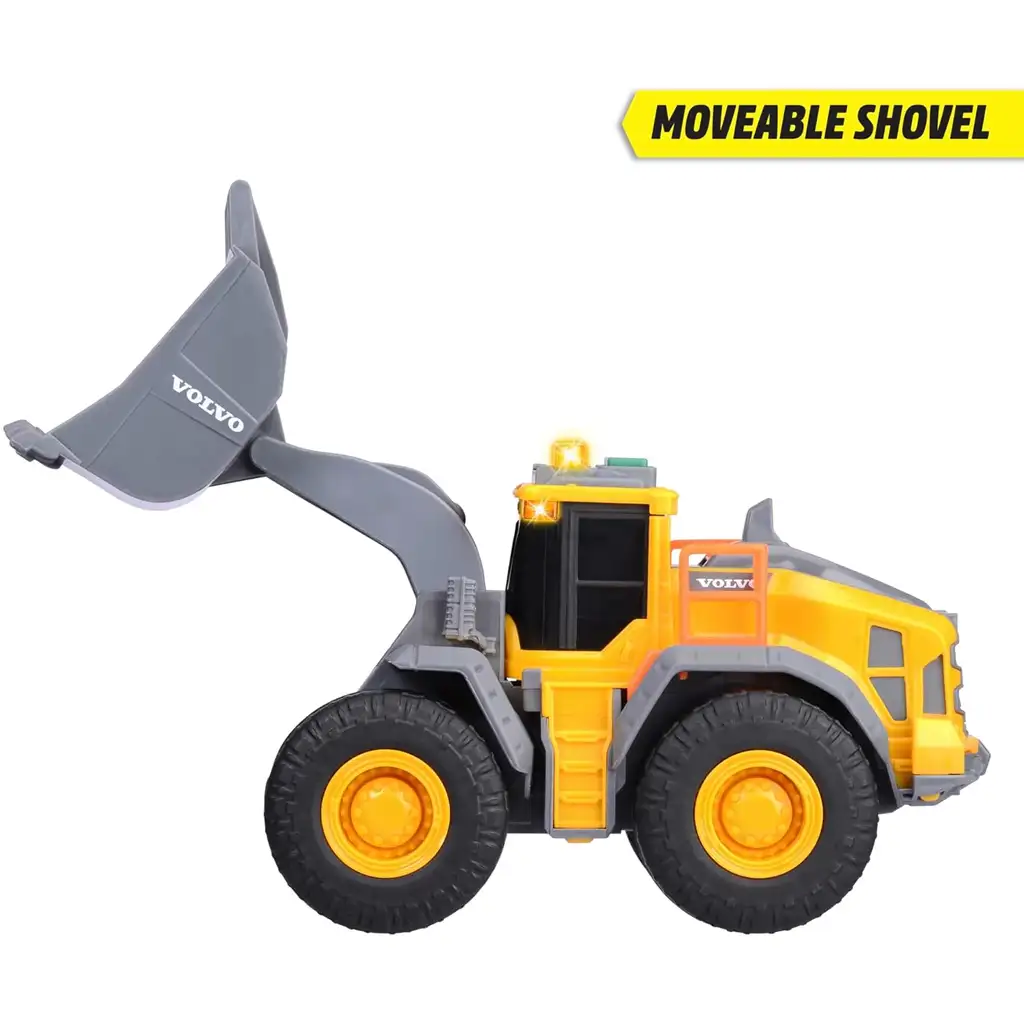 Volvo homlokrakodó fény és hang effektekkel 23cm - Dickie Toys kép 3