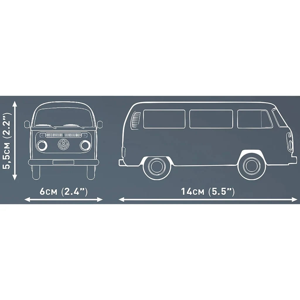 COBI: Volkswagen T2b busz építőjáték (24621) kép 4
