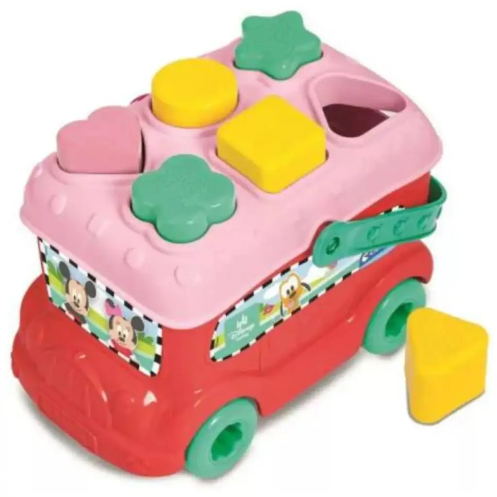Minnie egér formnaválogató busz készségfejlesztő játék - Clementoni kép 2