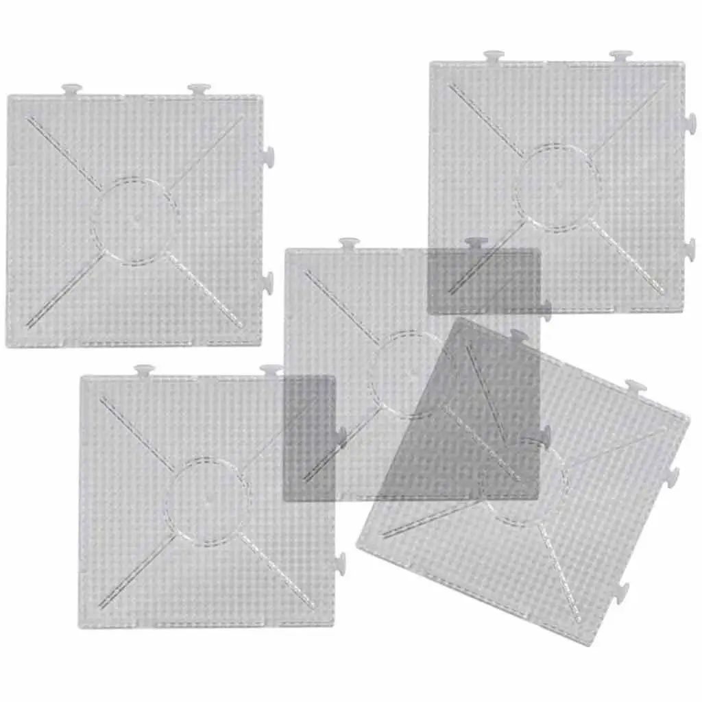 PlayBox: Összekapcsolható alaplap csomag 5mm-es MIDI vasalható gyöngyökhöz 10db-os szett