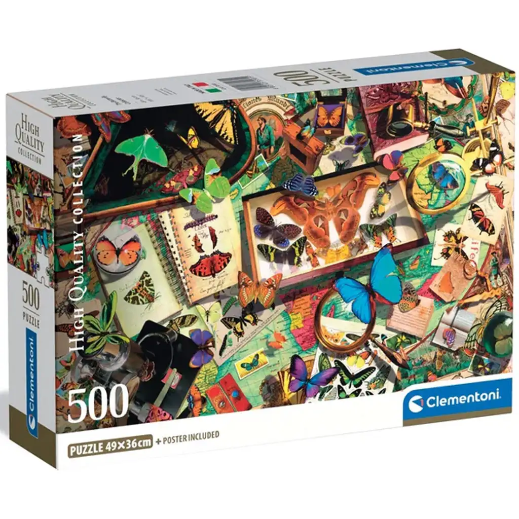 A lepkegyűjtő 500db-os HQC kompakt puzzle - Clementoni