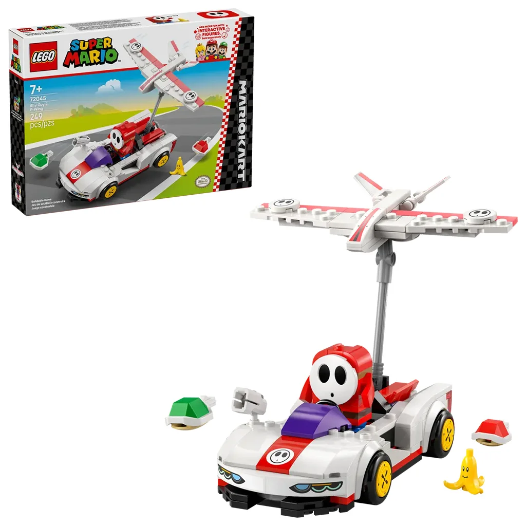 LEGO® Super Mario™: Mario Kart™ – Shy Guy és P-Wing (72045)