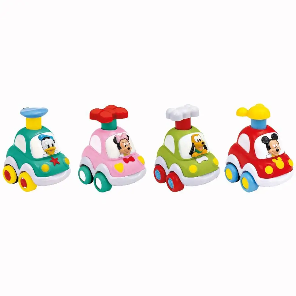 Clementoni Baby: Press&Go kisautó Disney karakter figurával négyféle változatban 1db
