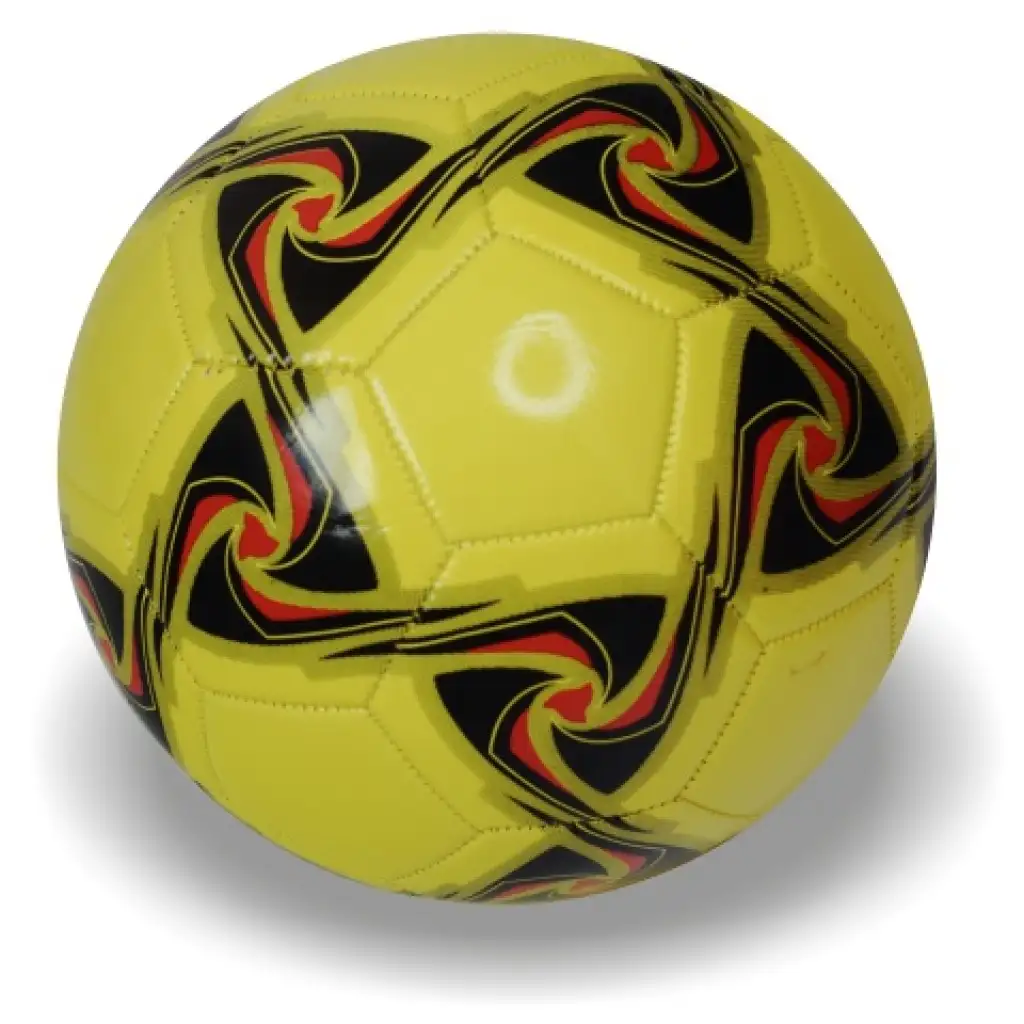 Színes műbőr focilabda többféle változatban 22cm kép 3