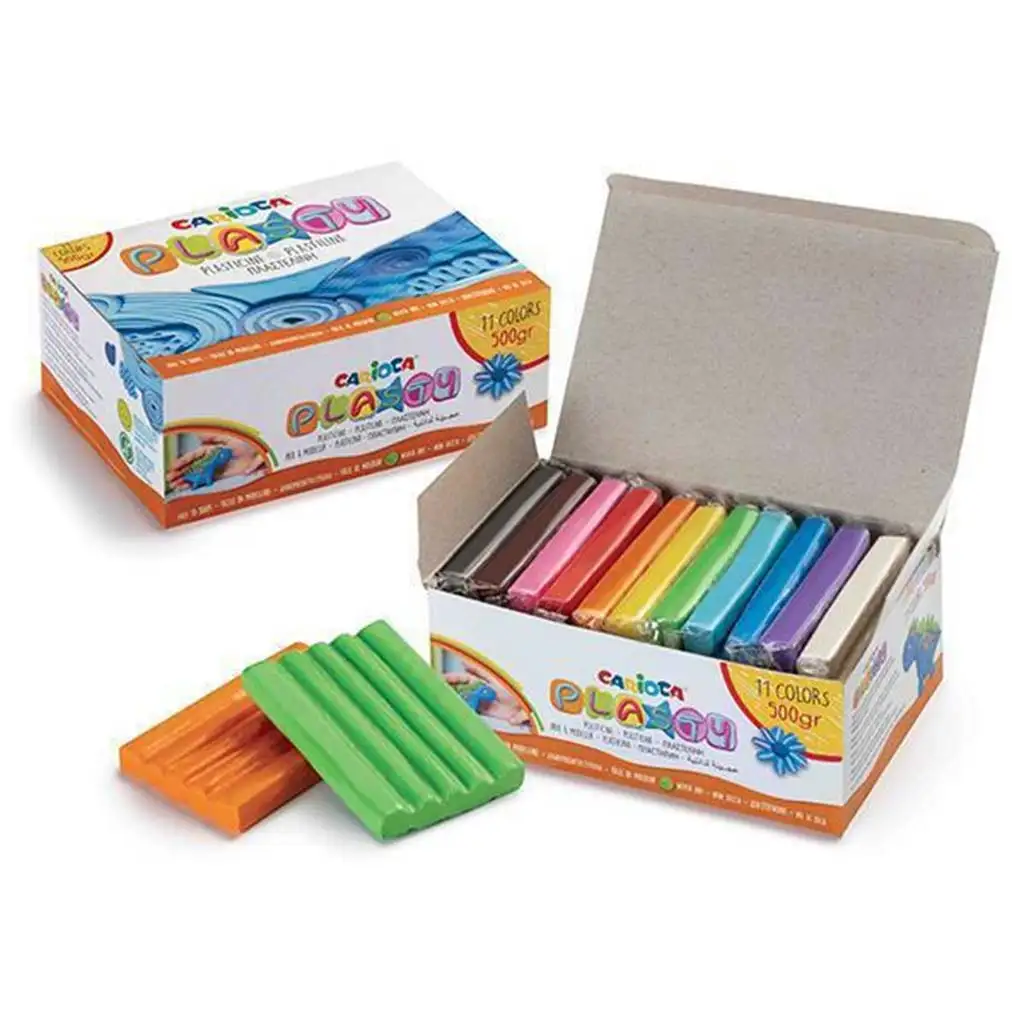 Plasty Modellező színes gyurma 11db-os szett - Carioca