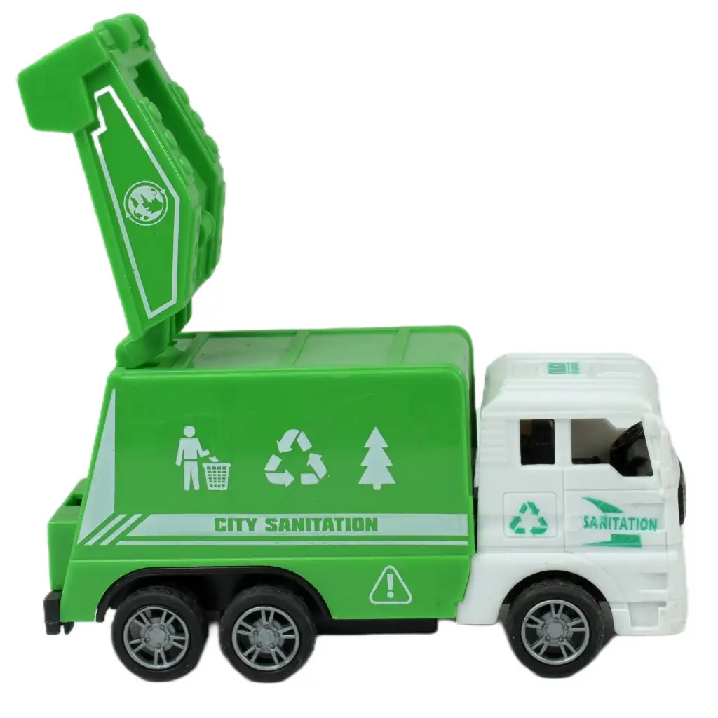 City Truck: Hulladékszállító kamion többféle változatban 12cm kép 3