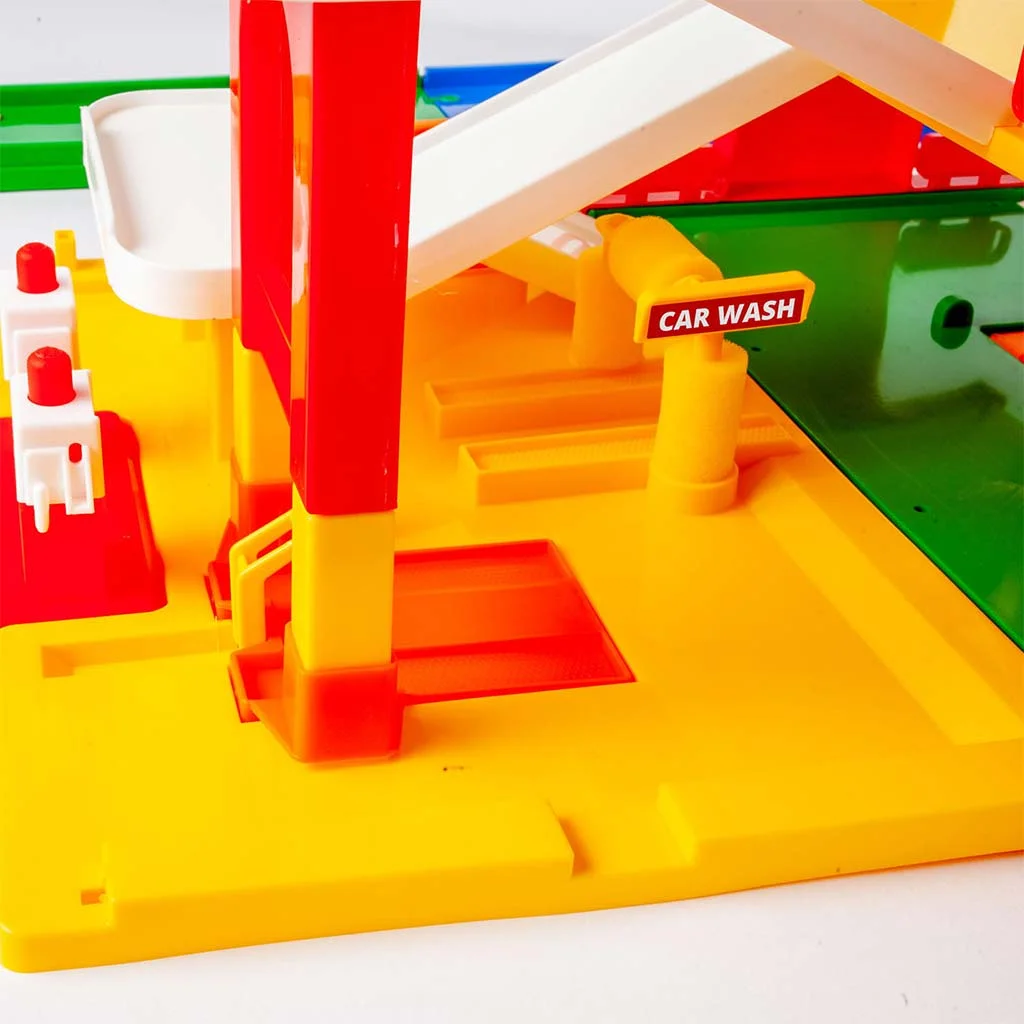 Háromszintes szervizgarázs úttal és kiegészítőkkel - Wader kép 5