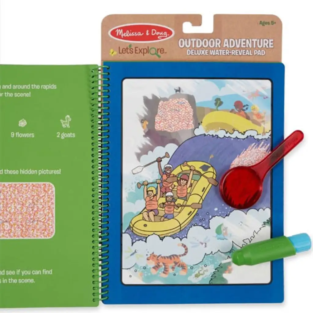 Melissa & Doug: Rajzolás vízzel deluxe: Kalandozás kreatív játék kép 2
