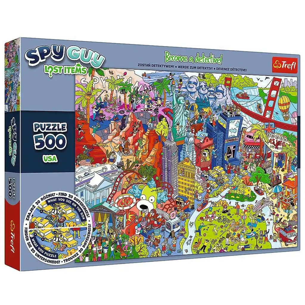 Spy Guy 500db-os puzzle USA - Trefl