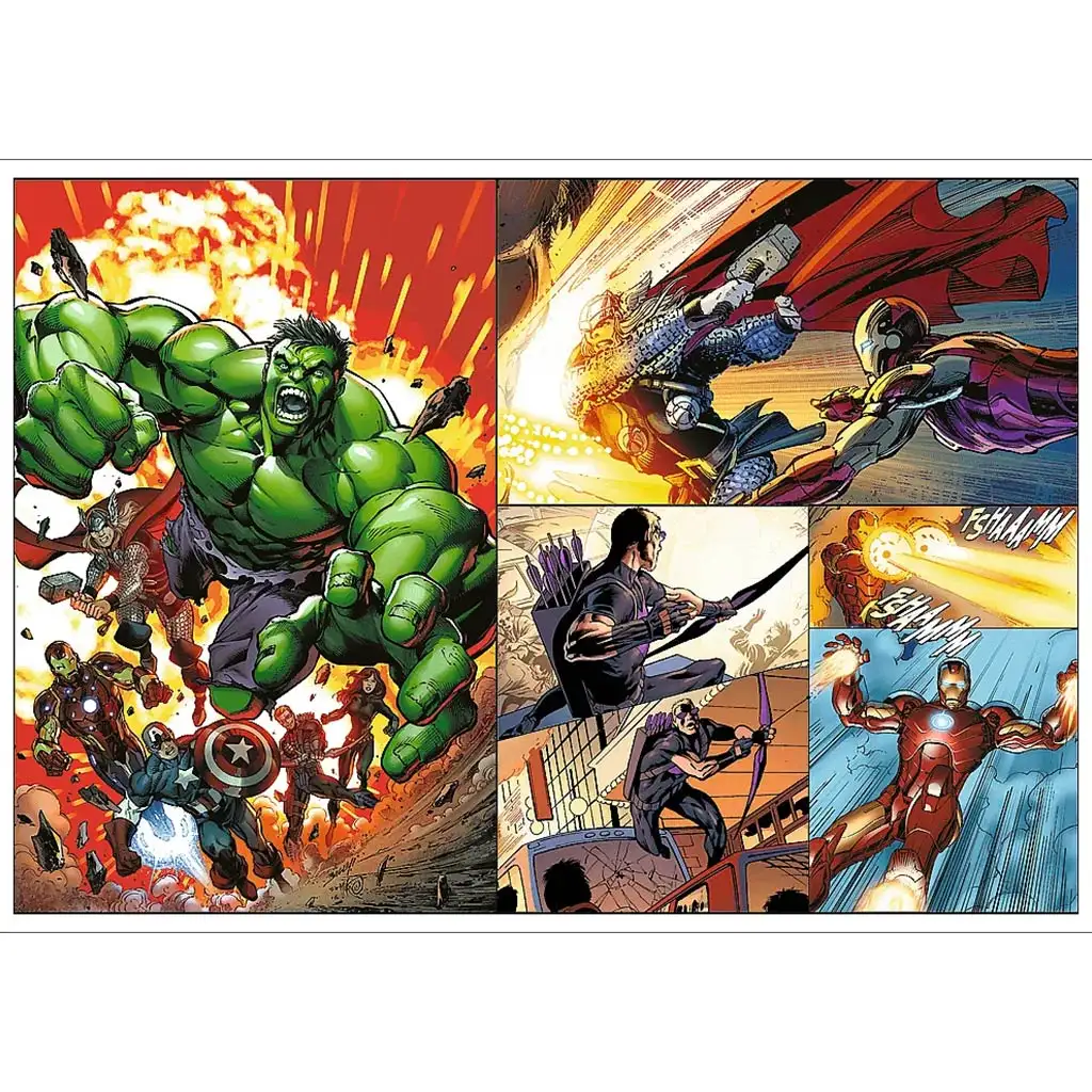 Marvel: Bosszúállók 4x250db-os puzzle - Trefl kép 2