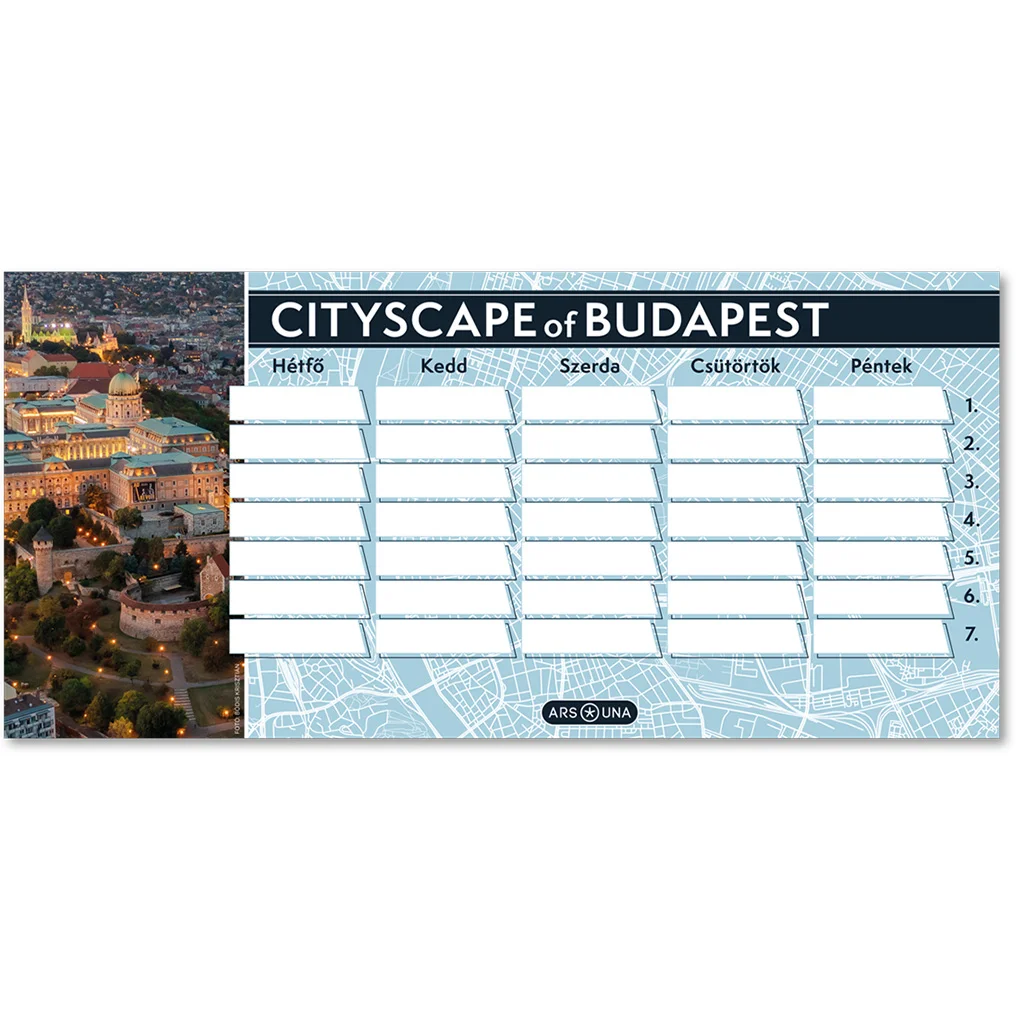 Ars Una: Cityscape egylapos, kétoldalas órarend