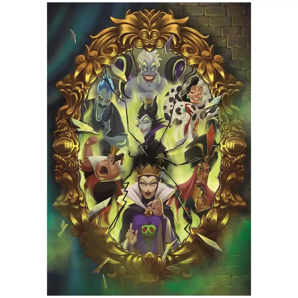 Disney - Gonoszok 1000 db-os puzzle poszterrel - Clementoni kép 2