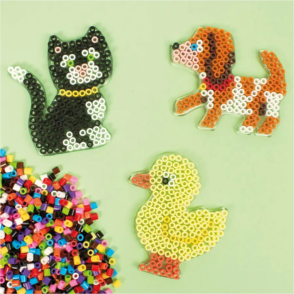 PlayBox: Állatos alaplap csomag 5mm-es MIDI vasalható gyöngyökhöz 4db-os szett kép 3