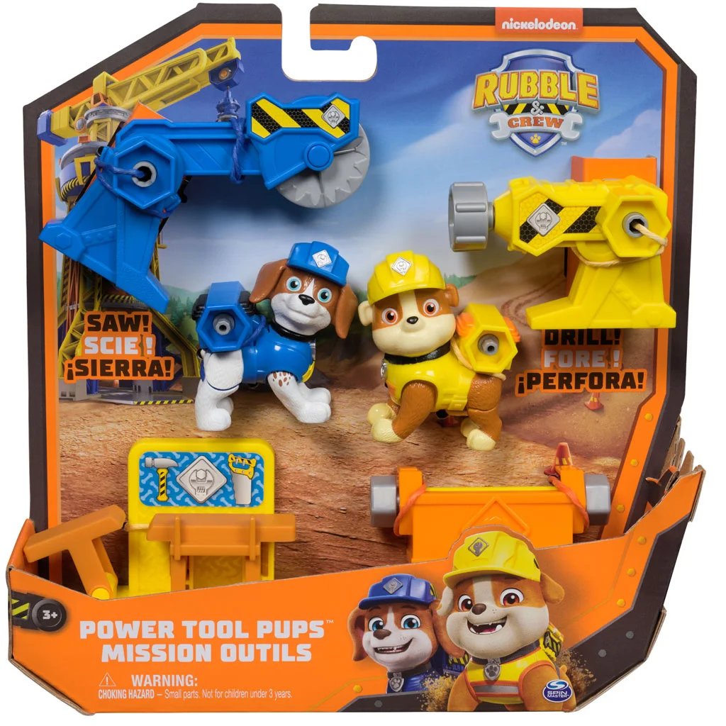 Mancs őrjárat: Rubble és csapata Wheeler és Rubble kutyusok eszközökkel - Spin Master