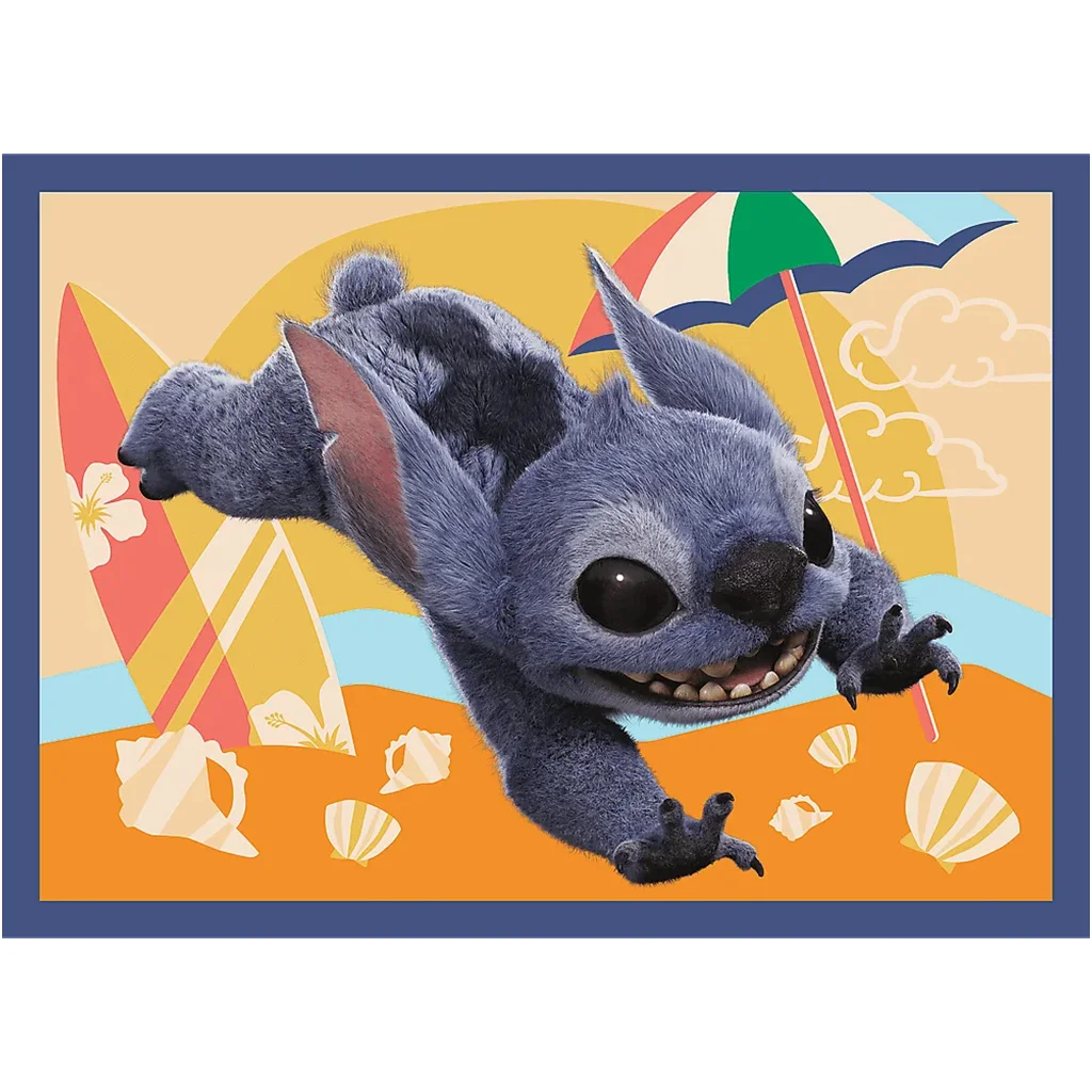 Disney: Stitch nyaralása 4 az 1-ben puzzle - Trefl kép 5