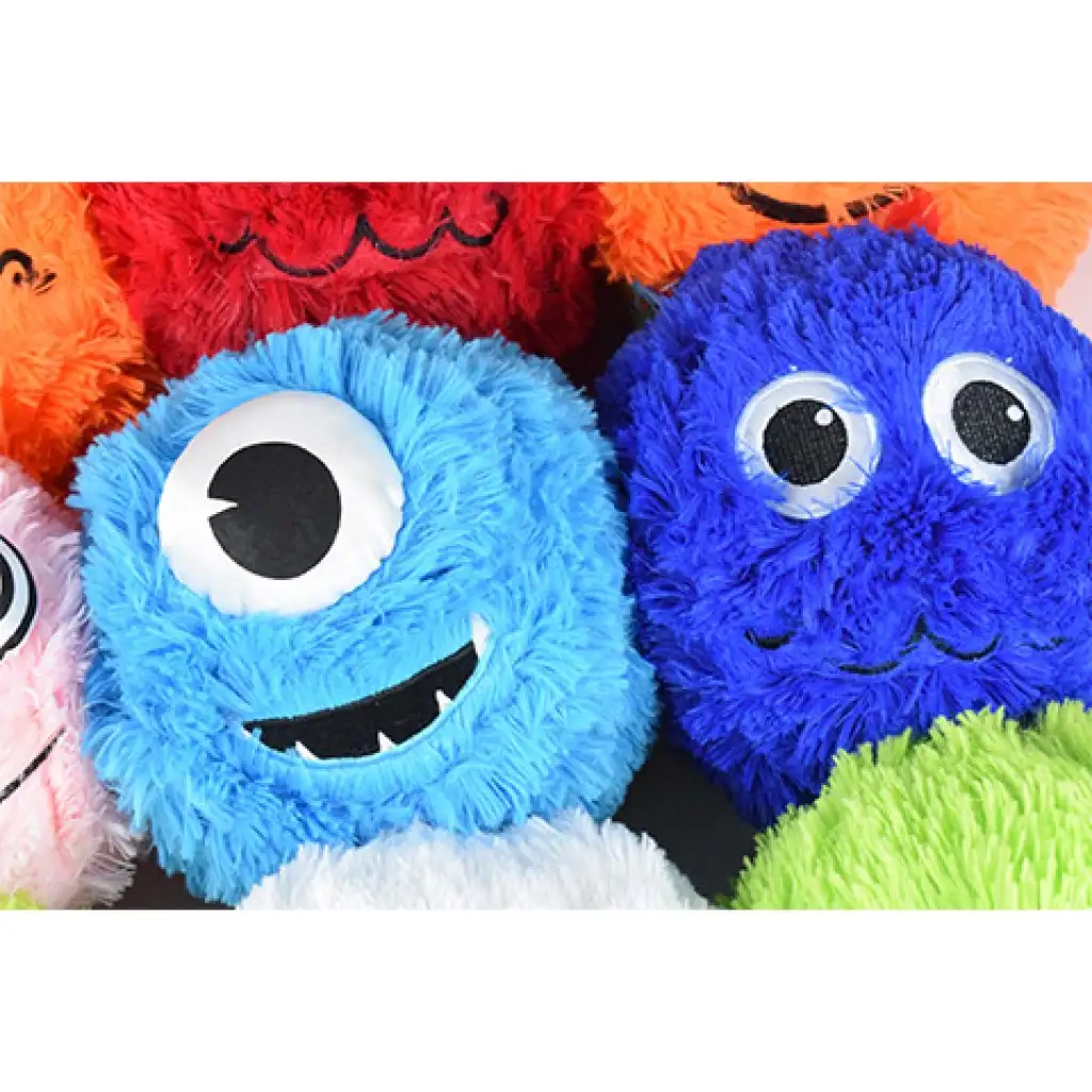 Fuzzy Monsters szőrös plüss labda többféle változatban 23cm kép 3