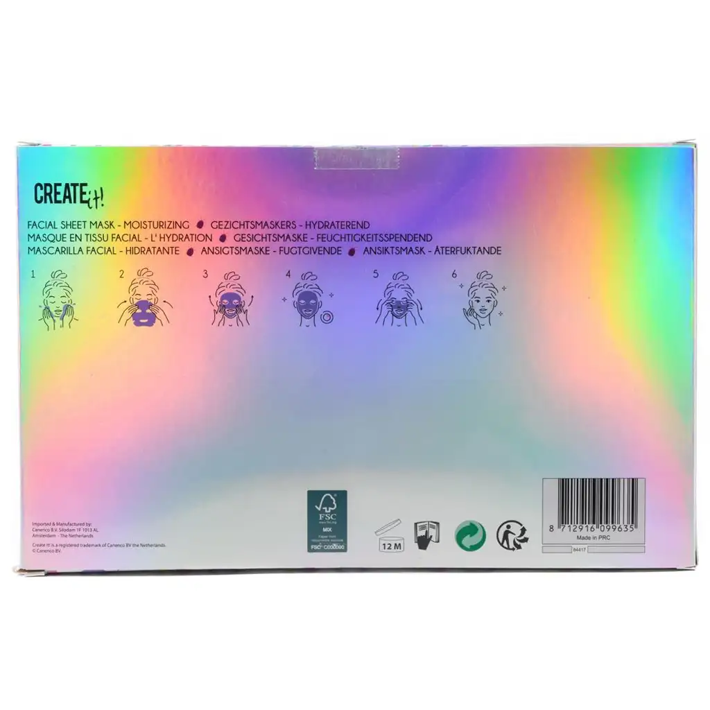 Canenco: Create It! Hidratáló Arcmaszk kép 4