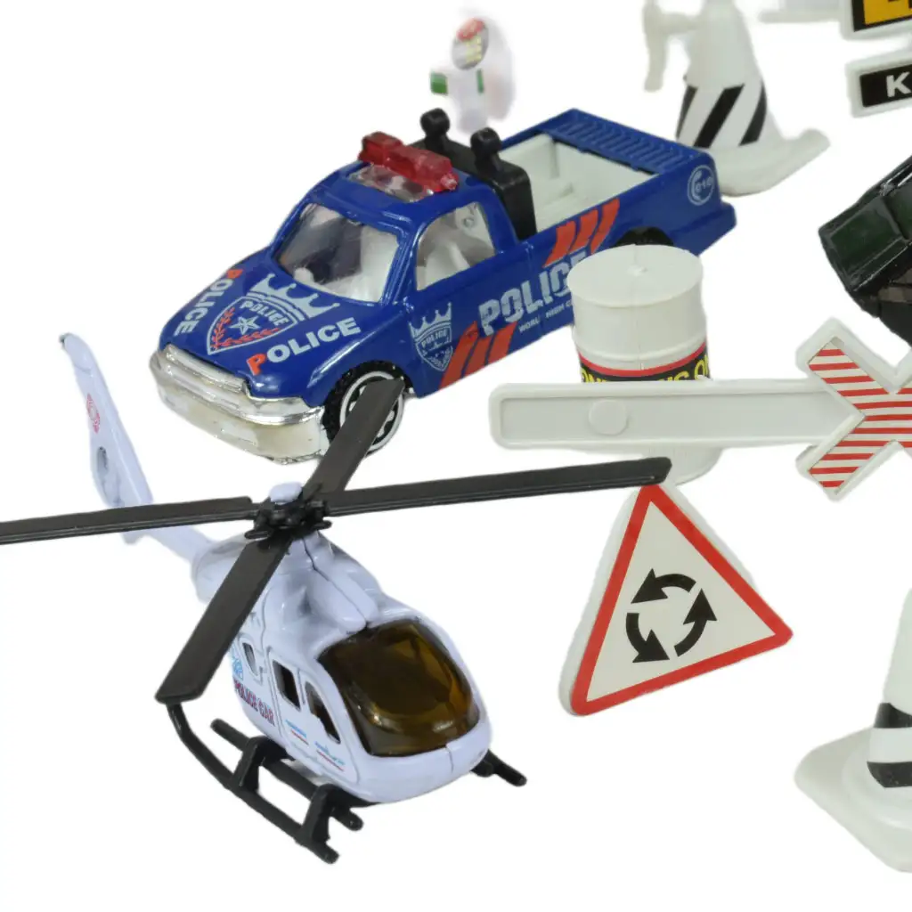 Police Squad: Rendőrségi játékszett járművekkel és kiegészítőkkel kétféle változatban kép 5