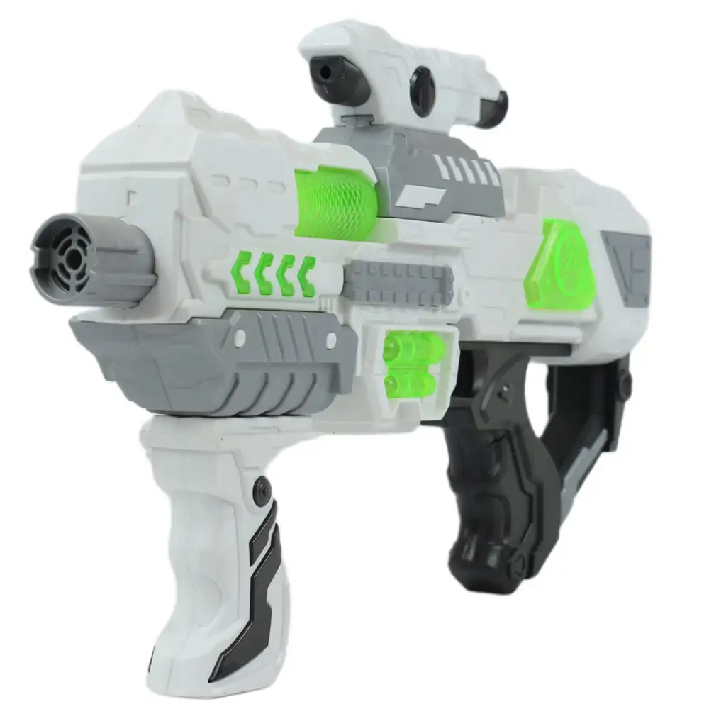 Space Series: Űrfegyver fénnyel és hanggal, támasztékkal és célzóval 40cm kép 3