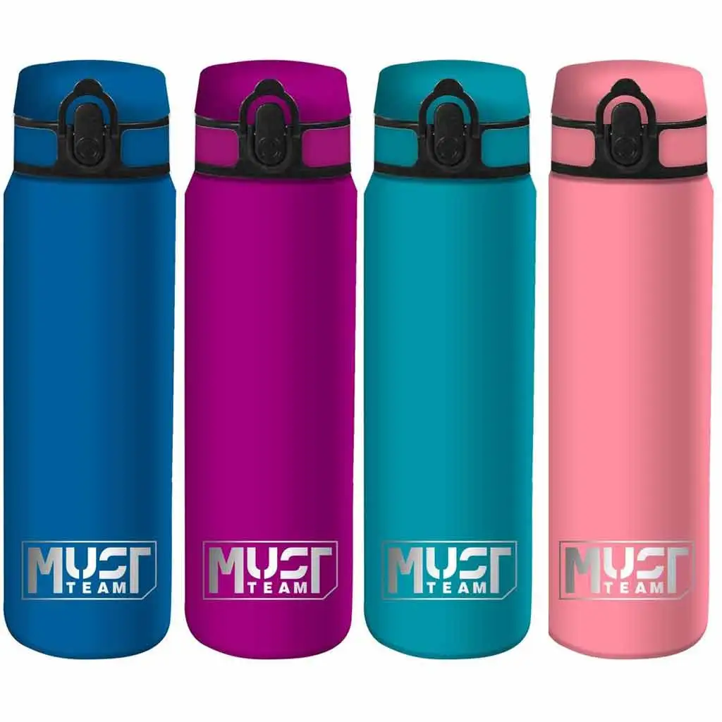 Luna: Must... Rozsdamentes fém kulacs 600ml többféle színben 1db kép 2