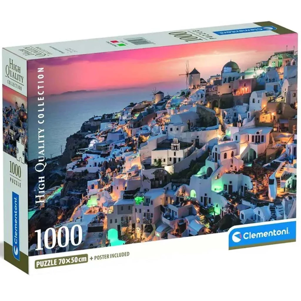 Csodás Santorini HQC 1000db-os puzzle - Clementoni