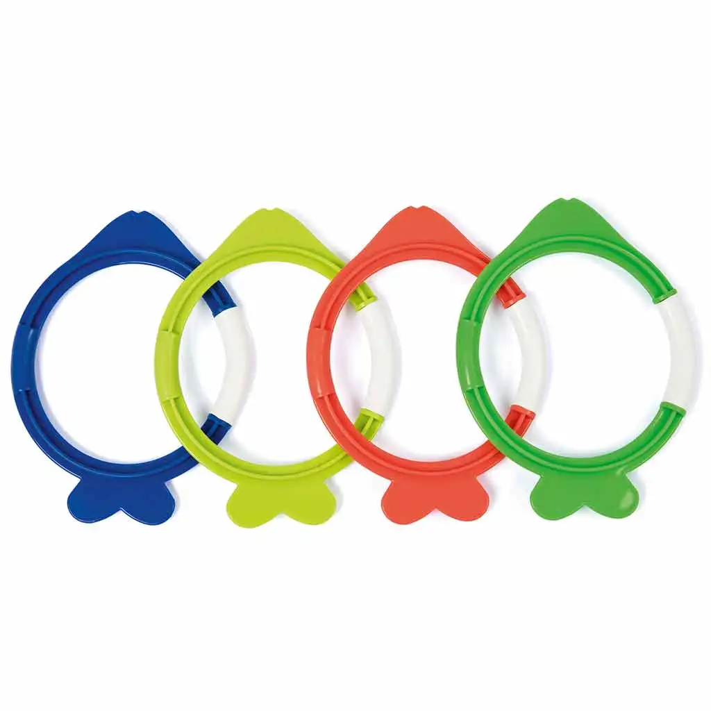Bestway: Lil' Fish™ halacska alakú búvárgyűrű készlet 4db-os szett kép 2