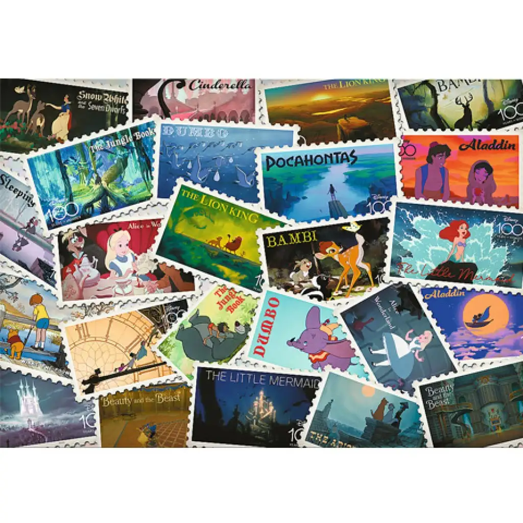 Disney bélyeggyűjtemény 1000db-os puzzle - Trefl kép 2
