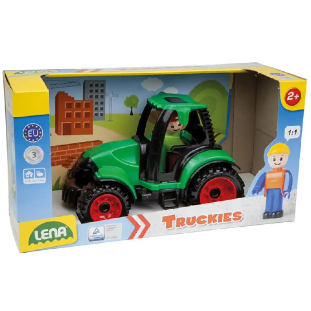 LENA: Truckies traktor figurával 17cm kép 2