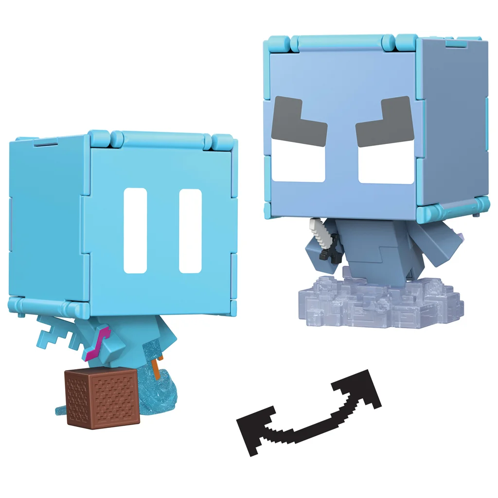 Minecraft: Flippin Figs átalakítható figura – Allay és Vindicator – Mattel kép 2