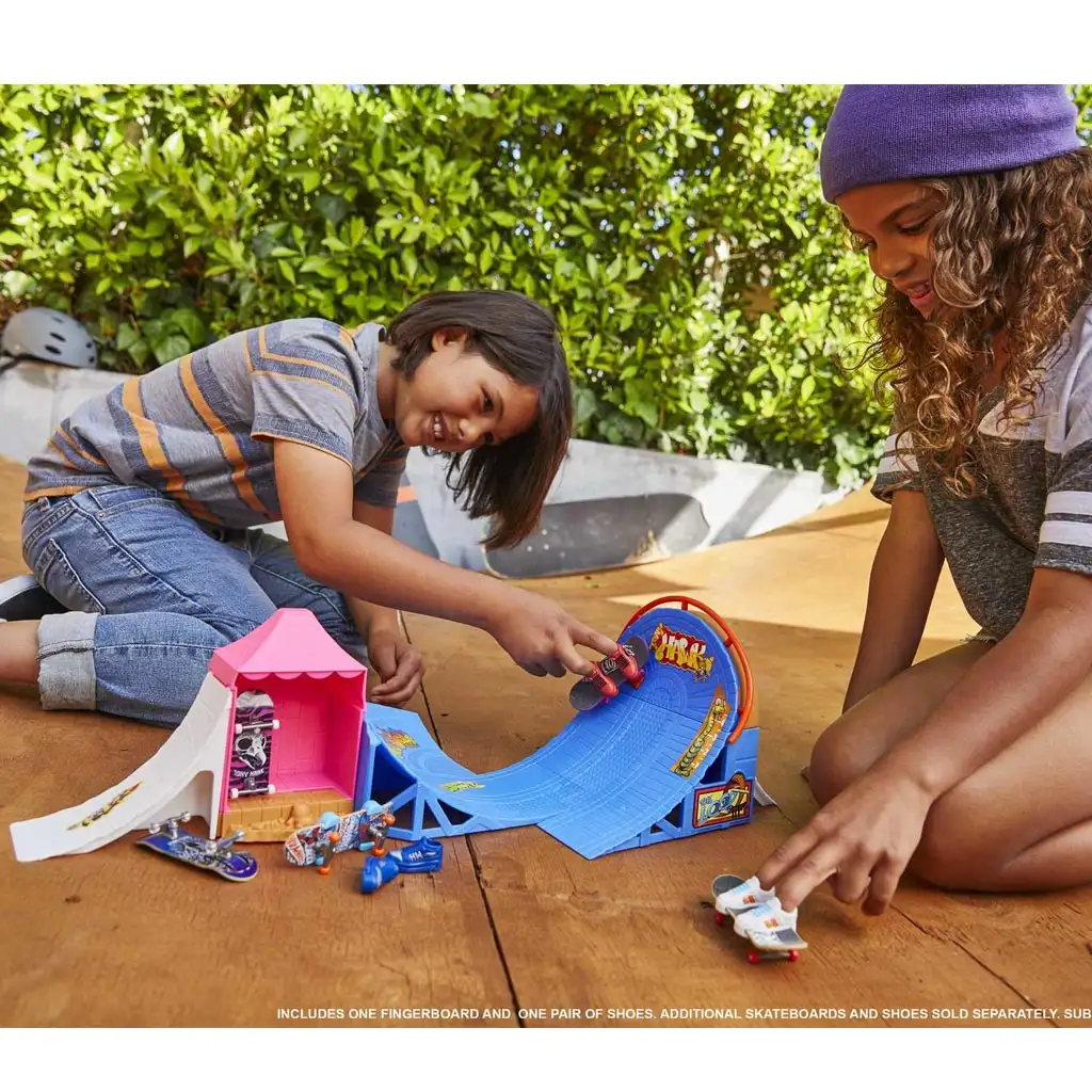 Hot Wheels: FingerBoard Deluxe gördeszka élménypark játékszett - Mattel kép 4