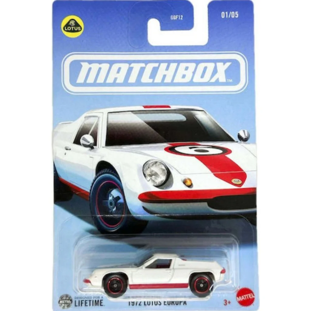 Matchbox: Ikonikus 1972 Lotus Europa kisautó 1/64 - Mattel