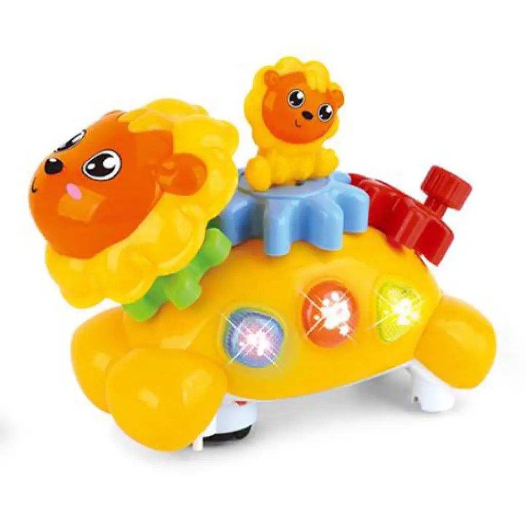 Ringató oroszlán bébijáték fény és hang effektekkel kép 2